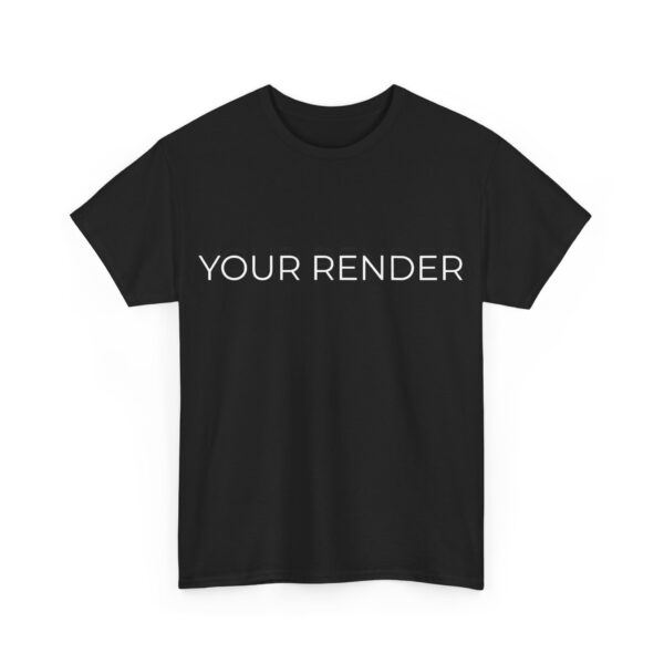 Your Render Shirt Black